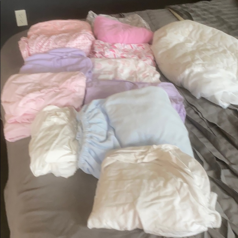 Lot of Crib sheets